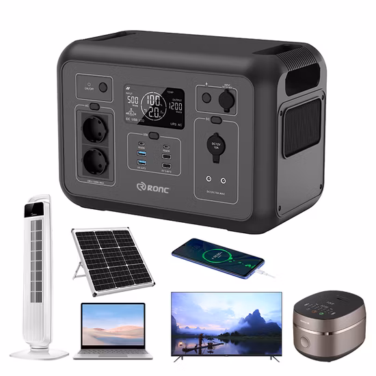 Solar UPS 230V Portable Power Station Multi-Function Energy Storage 500W 1000W Portable Power Station