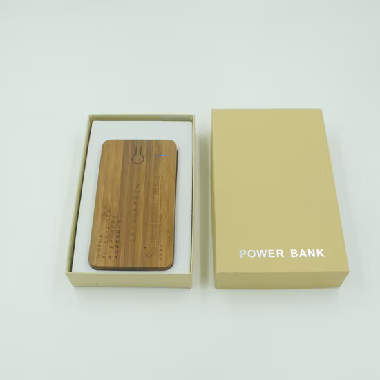 Wooden Power Bank 4000mAh-5000mAh-6000mAh-8000mAh External Battery Mobile Charger Bamboo Power Bank