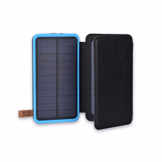 China Factory Solar USB Charger Bag Foldable Mobile Phone Battery Pack Power Bank